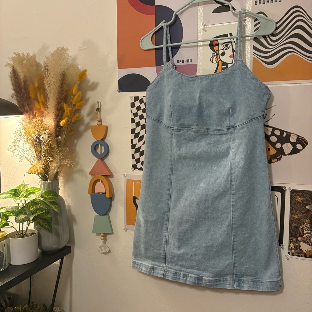 Vintage Lone Star Denim Mini Dress - Picture 5 of 11